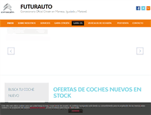 Tablet Screenshot of futurauto.com